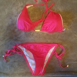 VS Bright Coral Bikini Set